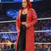 WWE Smackdown Bayley Red Leather Coat