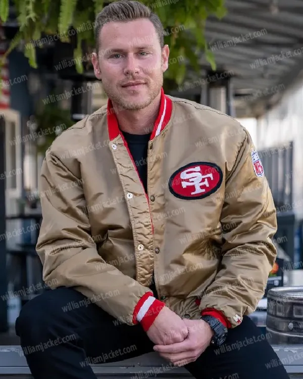 San Francisco 49ers Gold Varsity Jacket