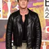 BRIT Awards 2024 Luke Evans Black Leather Jacket