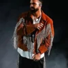 Houston Rodeo Drake Brown Fringe Jacket