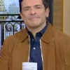 Live with Kelly and Mark Mark’s Brown Suede Jacket