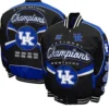 NCAA Kentucky Wildcats Black Varsity Printed Jacket
