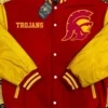 NCAA University of Southern California Red Varsity Jacket
