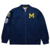 Shop Vintage Logo University of Michigan Satin Jacket