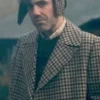 The Gentlemen Houndstooth Daniel Ings Wool Coat