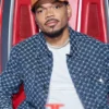 The Voice S25 Chance the Rapper Printed Denim Jacket