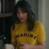 Buy Sadie McCarthy The Girls On The Bus 2024 Yellow T-Shirt