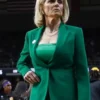 Kim Mulkey Coach Green Suit