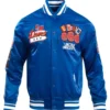 Buy Lincoln University Homecoming Rib Full-Snap Satin Jacket For Sale Men And Women