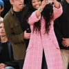 Nicki Minaj Patterned Pink Coat