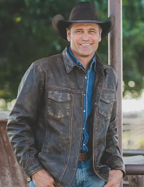 Ranch Hand Brown Cowboy Jacket - William Jacket