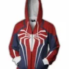 Spider-Man PS4 Zipper Hoodie On Sale