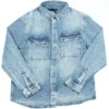 The Circle S06 Myles Reed Denim Shirt Front Side