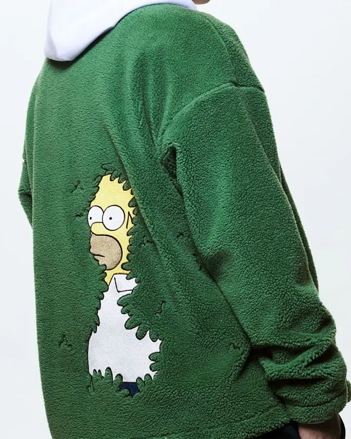 The Simpsons Homer Bush Green Jacket - William Jacket