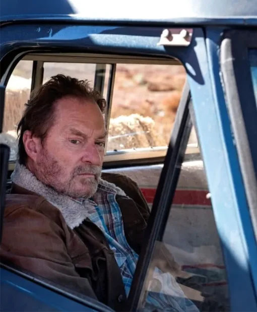Barry S03 Stephen Root Brown Jacket closeupp