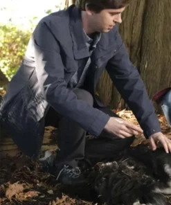 Dr. Shaun Murphy The Good Doctor S04 Grey Cotton Jacket left