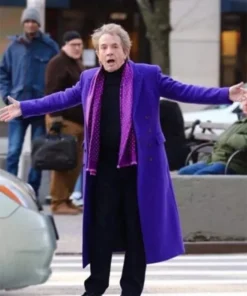 Only Murders in the Building Oliver Putnam Purple Coat full