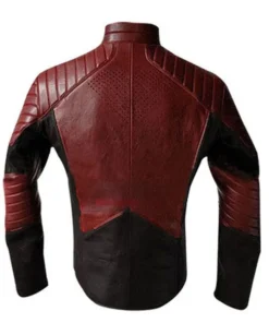 Superman Smallville Maroon Jacket back