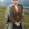 The Crown Claire Foy Brown Jacket front