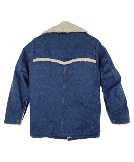 The Equalizer Harry Keshegian Denim Blue Jacket back