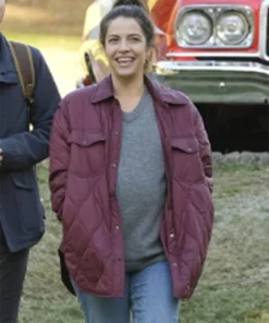 The Good Doctor S06 Paige Spara Puffer Jacket front