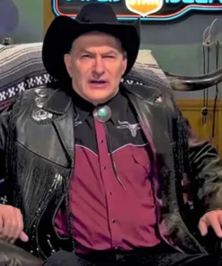 The Last Drive-In Joe Bob Briggs Fringe Jacket front