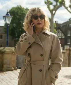 Villanelle Killing Eve Jodie Marie Comer Trench Coat front