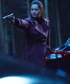 Yun-ju The Childe 2023 Purple Trench Coat front