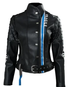 Fragile Express Death Stranding Black Leather Jacket