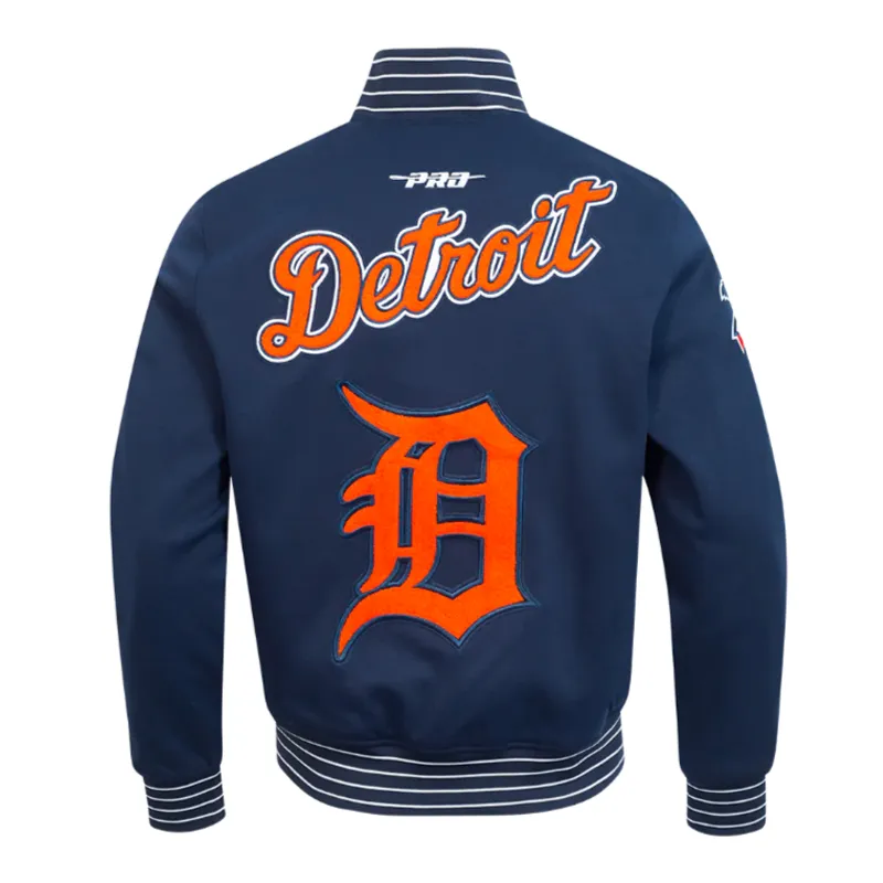 Detroit Tigers フーディ ジャケット billiken99 Varsity Satin Starter Force Play Detroit Tigers Jacket